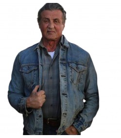 Rambo Last Blood Sylvester Stallone (John Rambo) Blue Leather Jacket